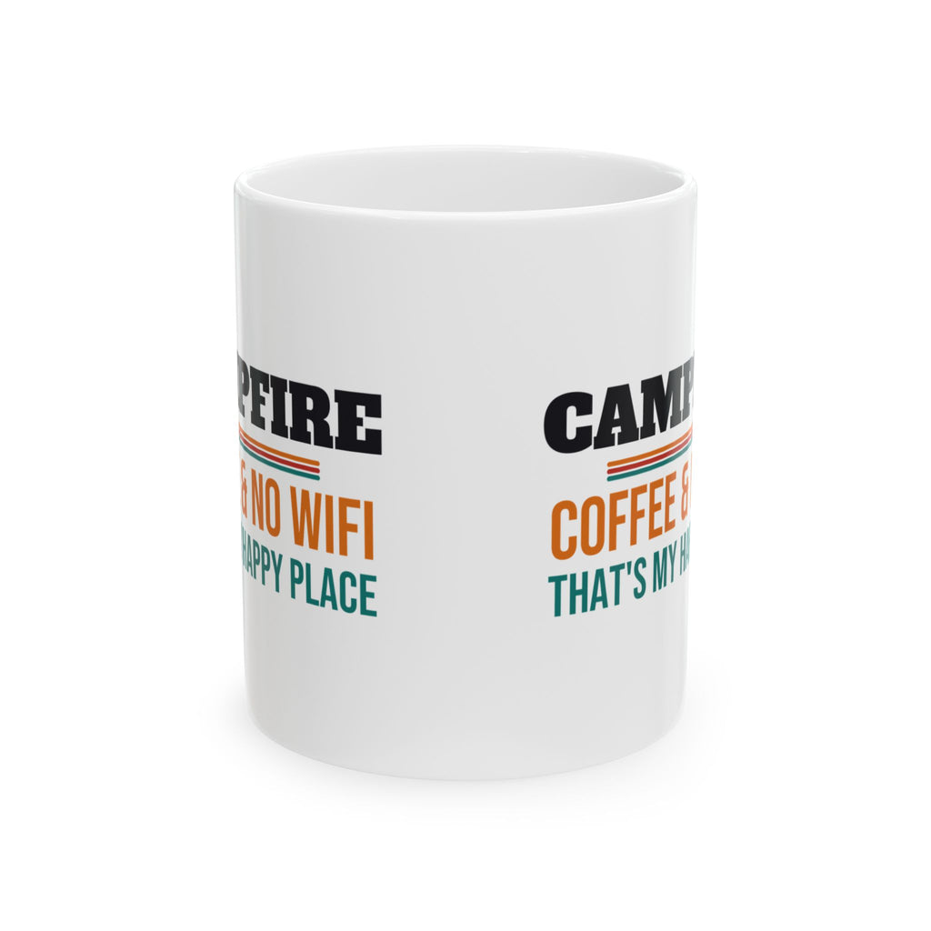 Funny Camping Coffee Mug, Camper Gift for Men and Women, Camping Trips, Birthday and Christmas Gift