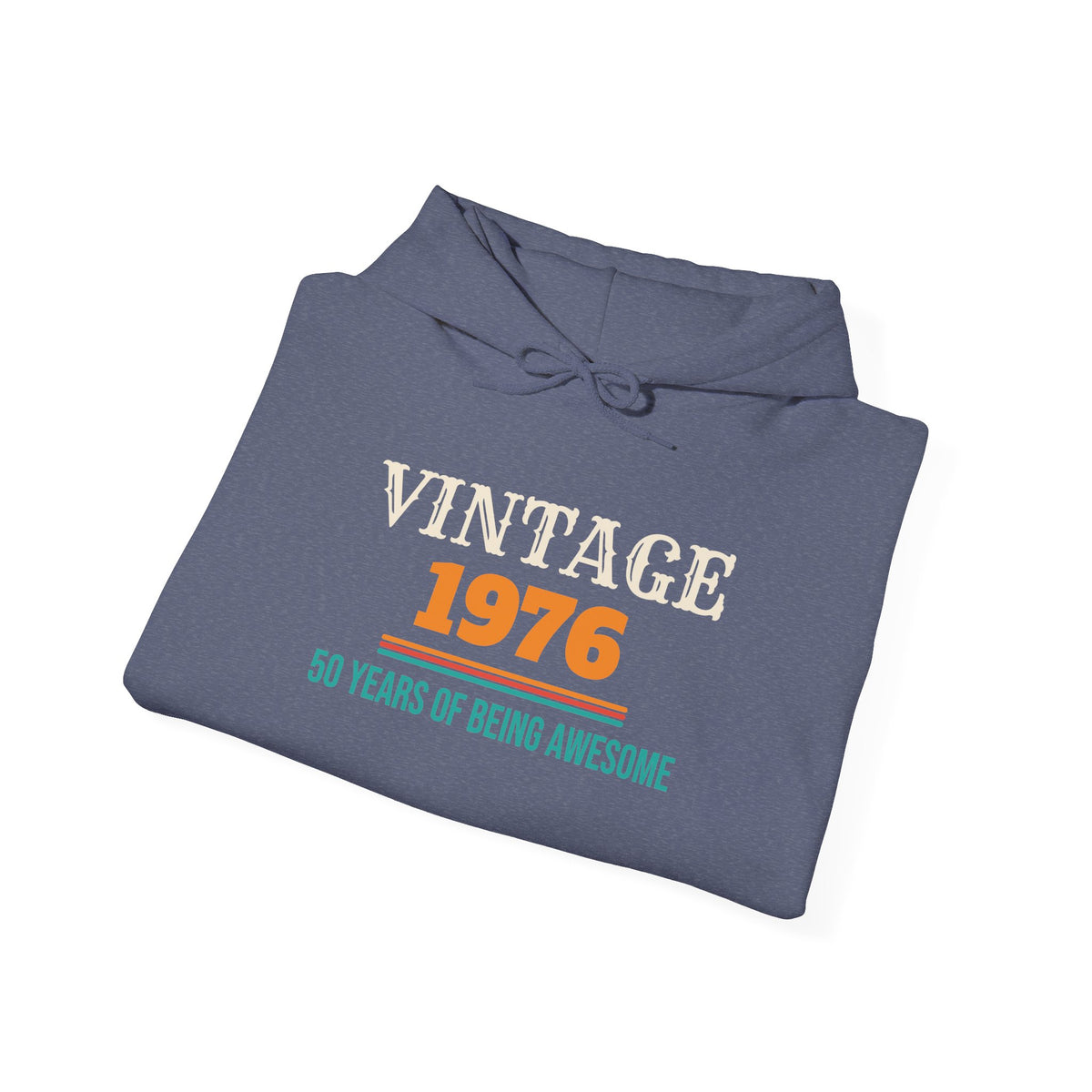 50th Birthday Vintage 1976 Hoodie, 50 Year Old Birthday Gift for Men and Women, 50th Birthday Party Gift