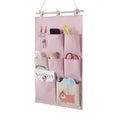 Cotton and Linen Hanging Storage Bag for Home Organization