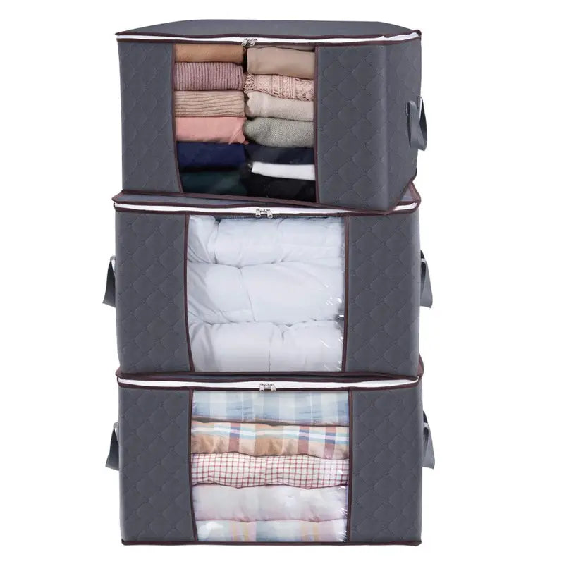 3pcs Quilt Dust Storage Bags for Home Organization view 7