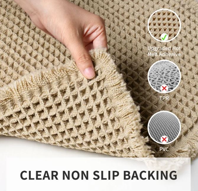 Waffle Absorbent Bath Mat