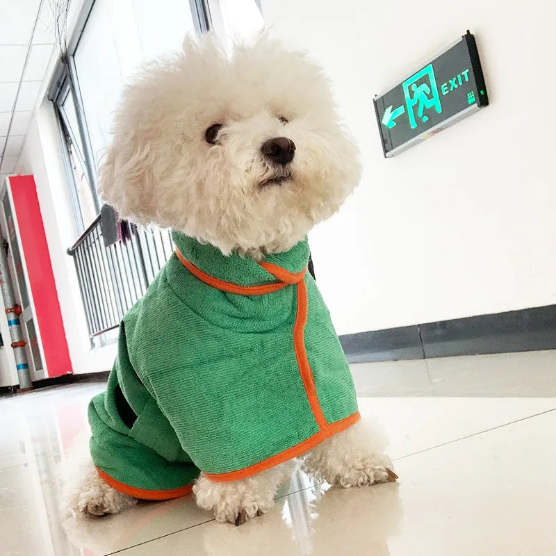 Fast-Drying Pet Bathrobe Towel